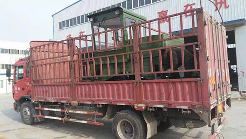 有機(jī)肥生產(chǎn)線設(shè)備裝車完畢發(fā)往河北邢臺圖5