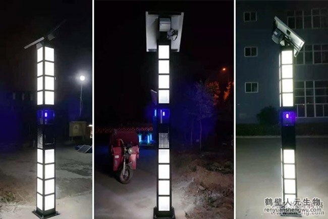 景觀式太陽能殺蟲燈應用案例2